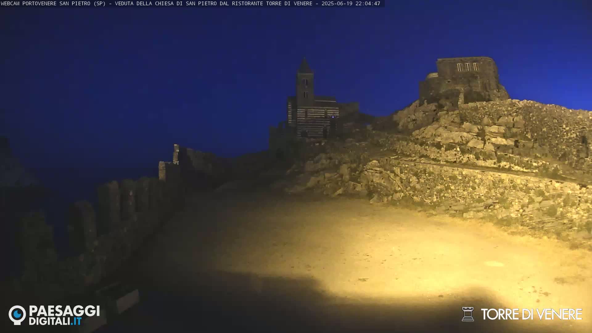 Portovenere Chiesa San Pietro (San Peter's Church Cam) - La Spezia, Linguria, Italy