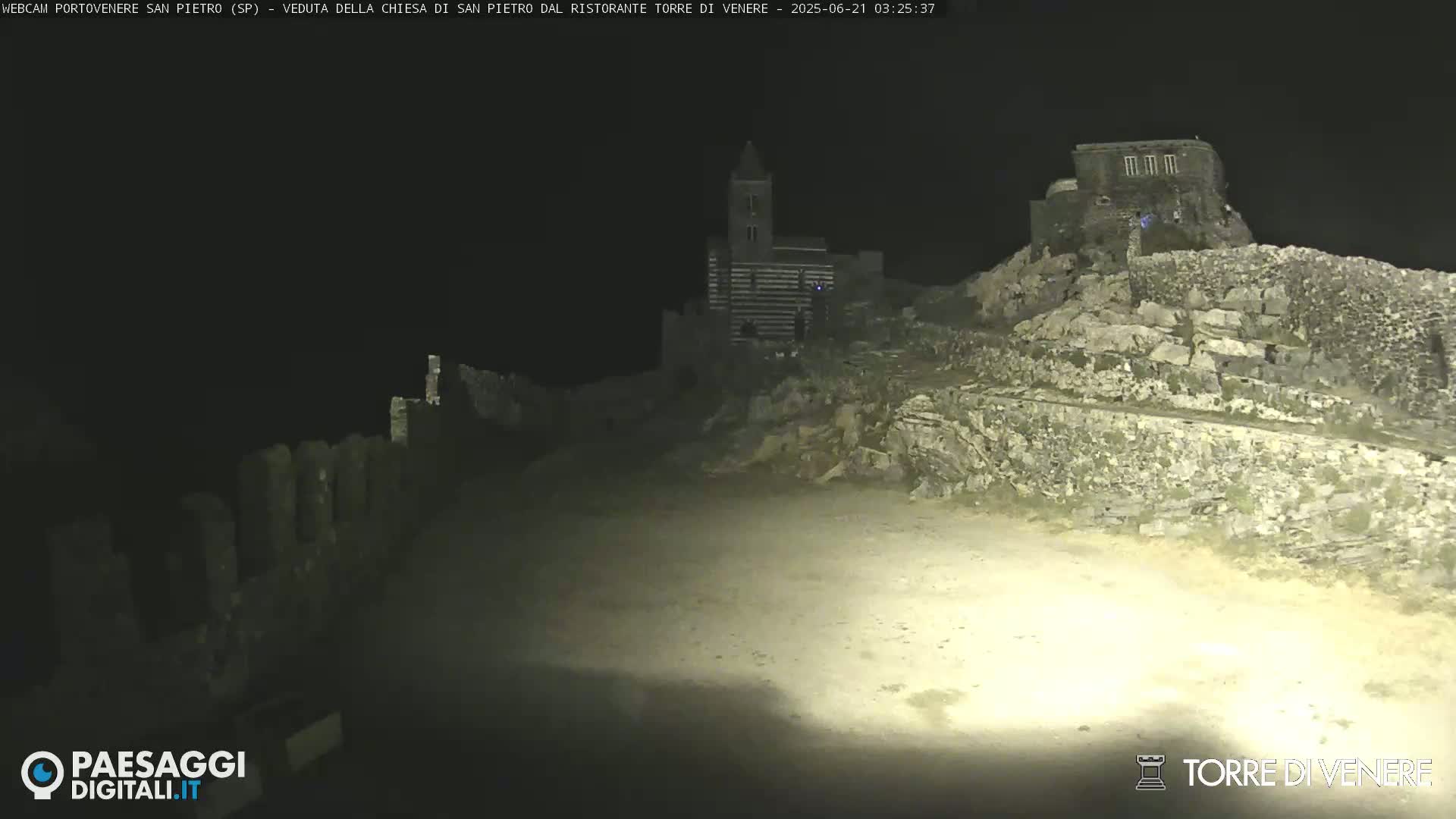 Portovenere Chiesa San Pietro (San Peter's Church Cam) - La Spezia, Linguria, Italy