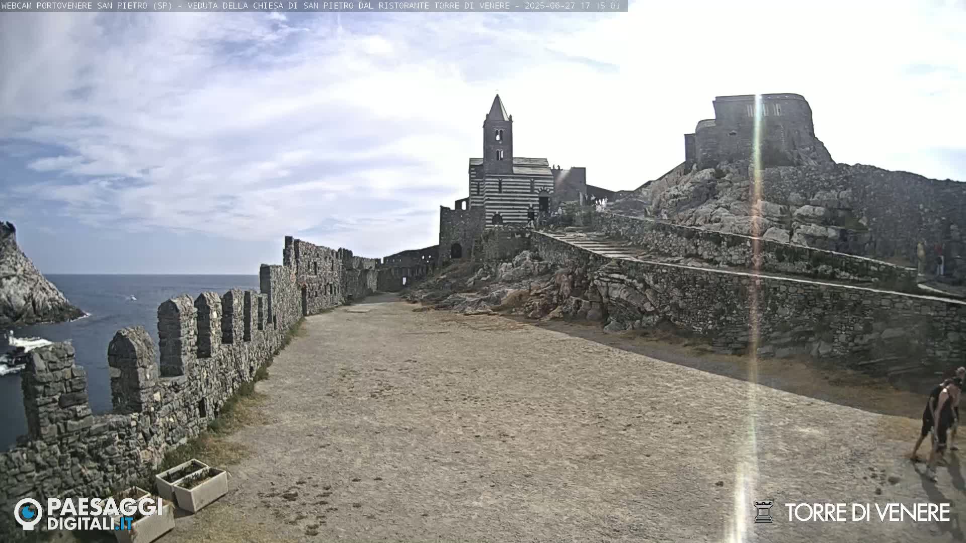 Portovenere Chiesa San Pietro (San Peter's Church Cam) - La Spezia, Linguria, Italy