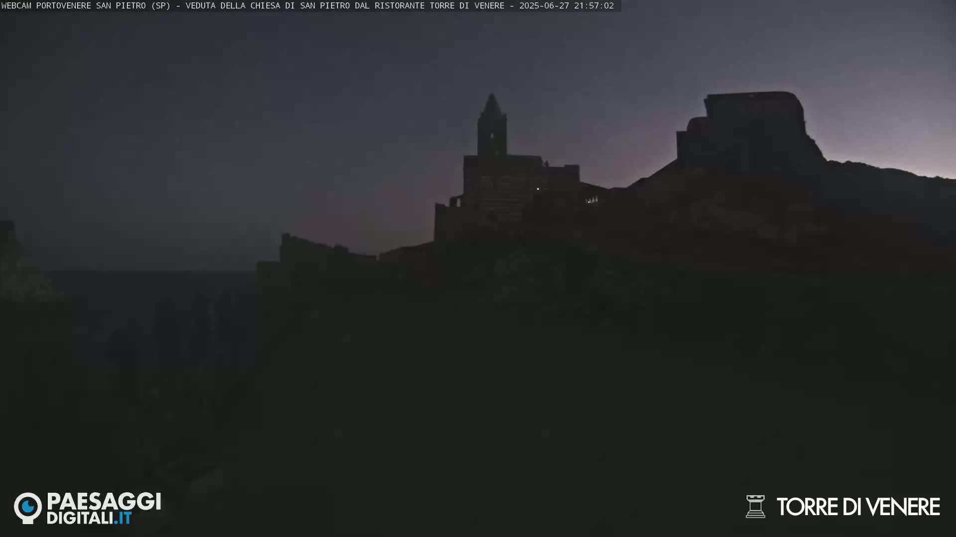 Portovenere Chiesa San Pietro (San Peter's Church Cam) - La Spezia, Linguria, Italy