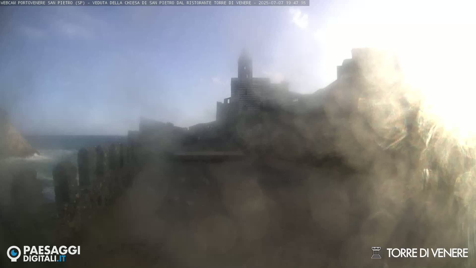 Portovenere Chiesa San Pietro (San Peter's Church Cam) - La Spezia, Linguria, Italy