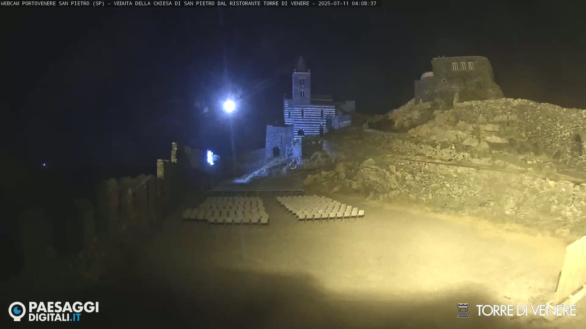 Portovenere Chiesa San Pietro (San Peter's Church Cam) - La Spezia, Linguria, Italy