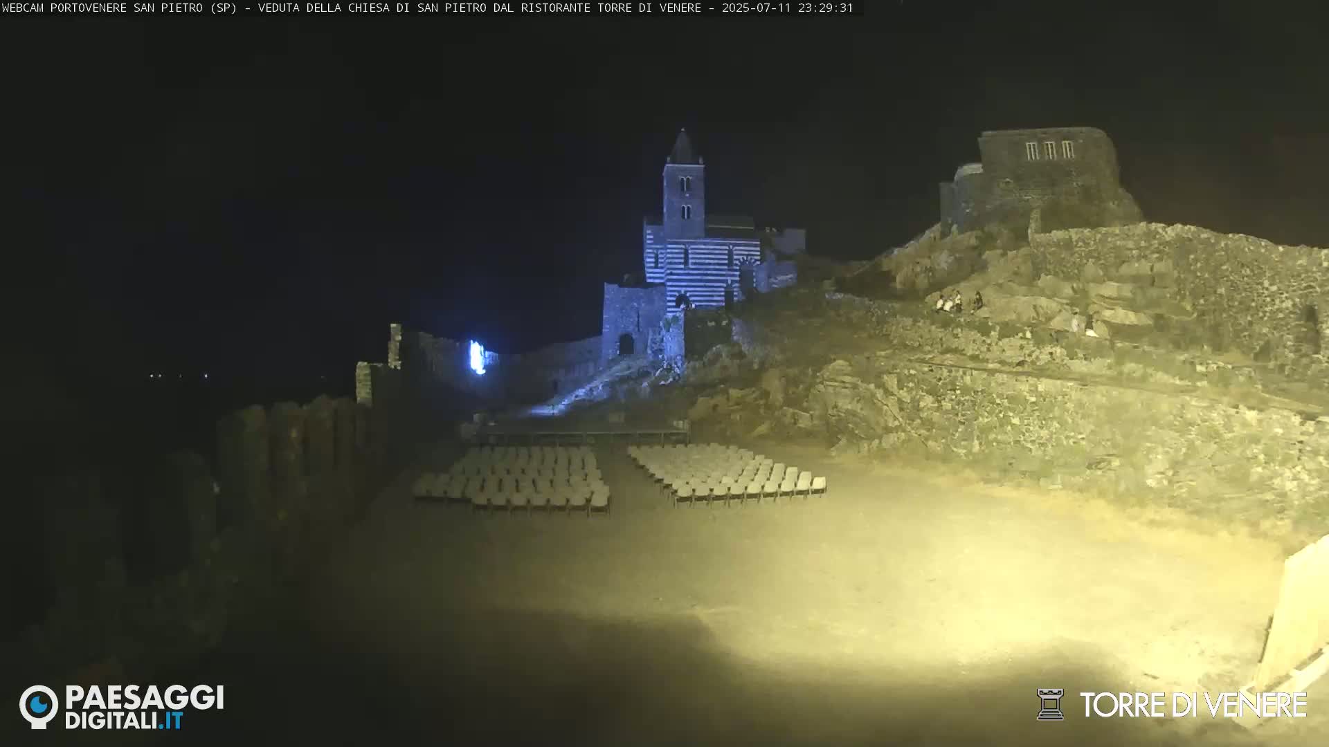Portovenere Chiesa San Pietro (San Peter's Church Cam) - La Spezia, Linguria, Italy