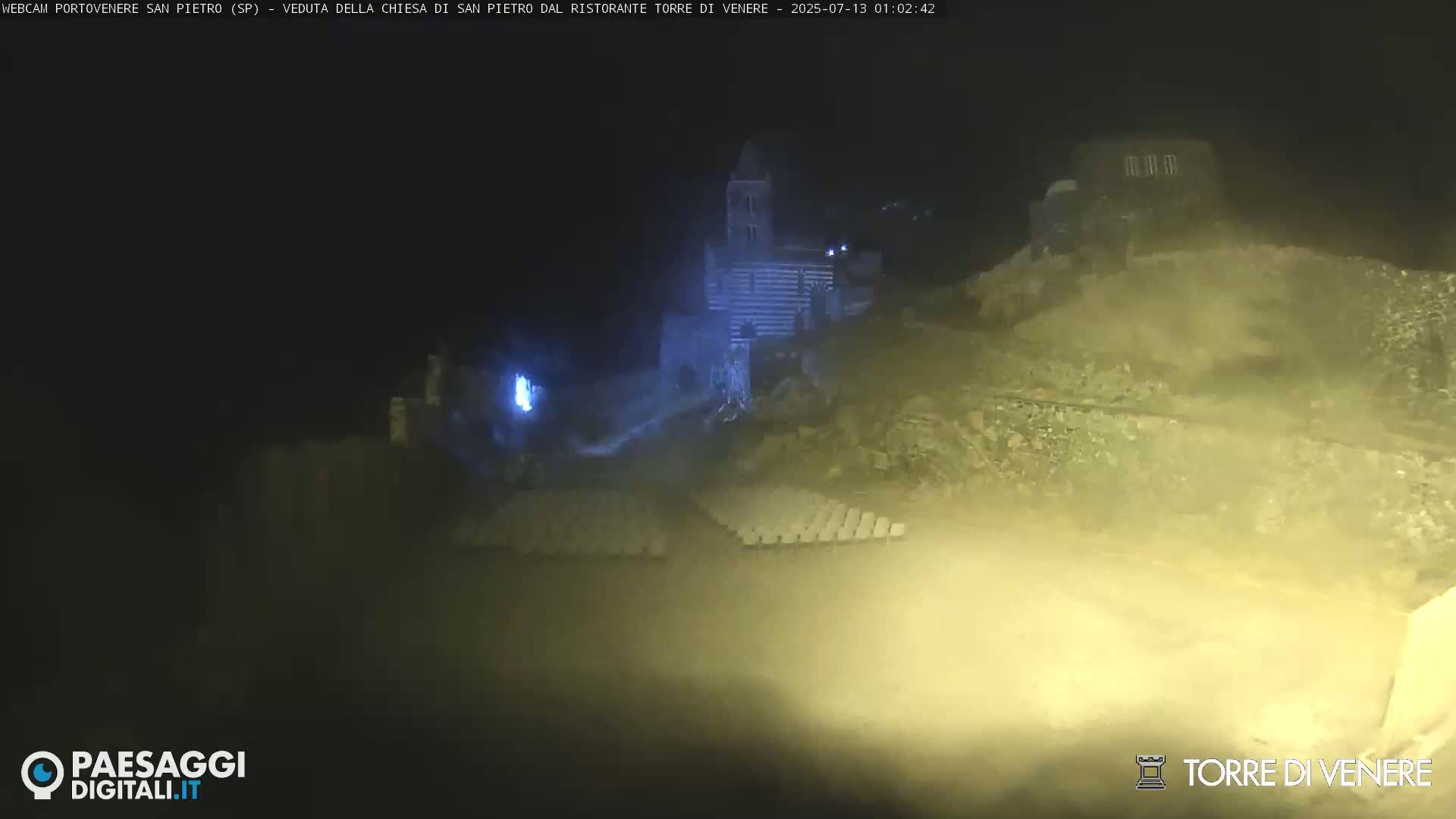 Portovenere Chiesa San Pietro (San Peter's Church Cam) - La Spezia, Linguria, Italy