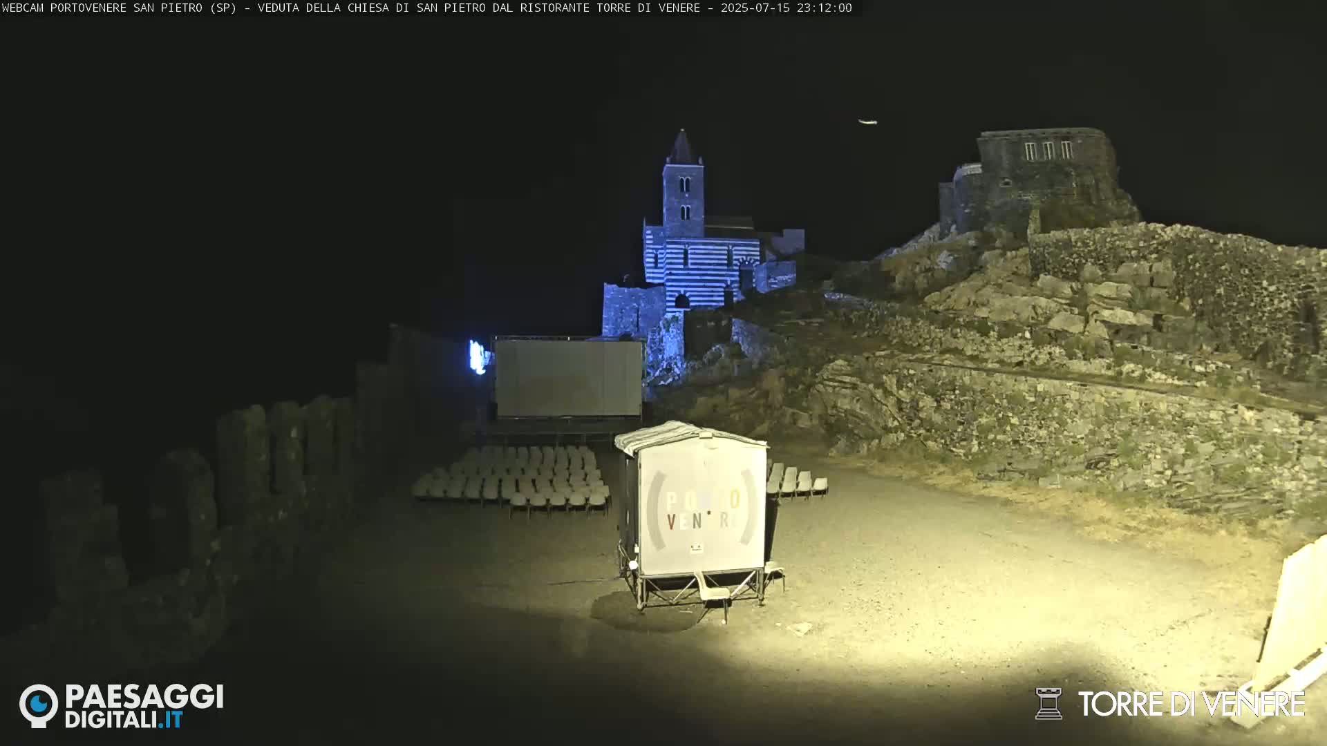 Portovenere Chiesa San Pietro (San Peter's Church Cam) - La Spezia, Linguria, Italy