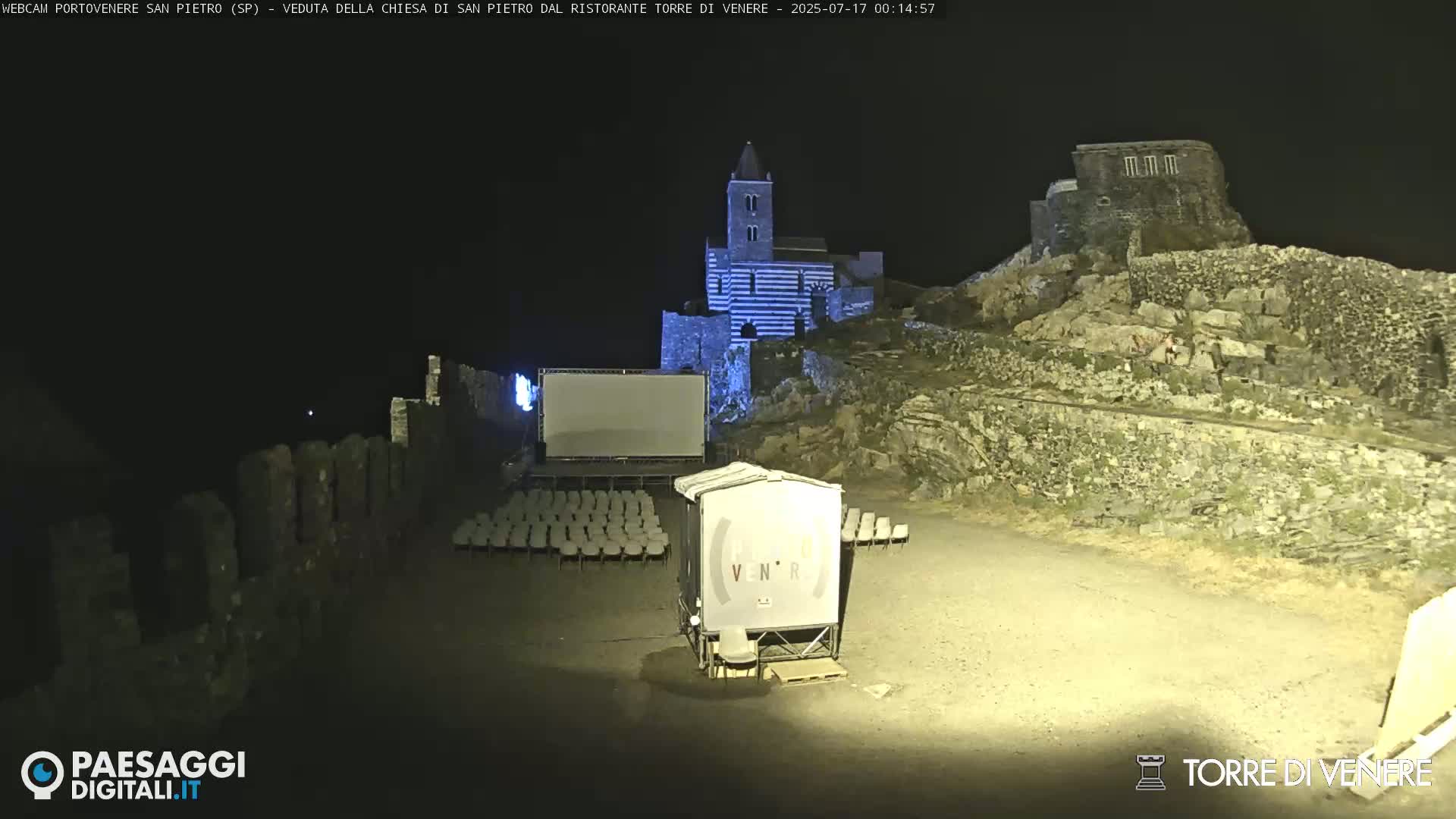 Portovenere Chiesa San Pietro (San Peter's Church Cam) - La Spezia, Linguria, Italy