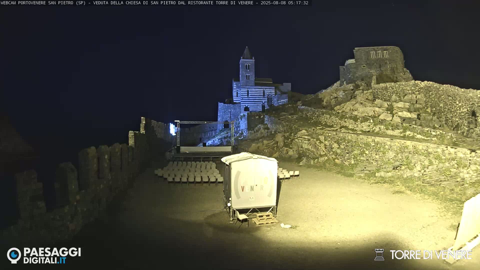 Portovenere Chiesa San Pietro (San Peter's Church Cam) - La Spezia, Linguria, Italy