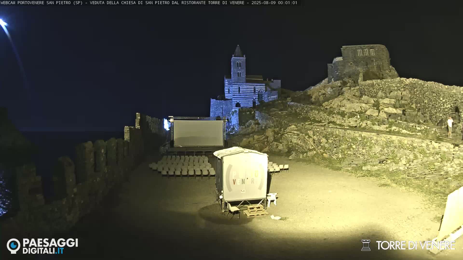 Portovenere Chiesa San Pietro (San Peter's Church Cam) - La Spezia, Linguria, Italy