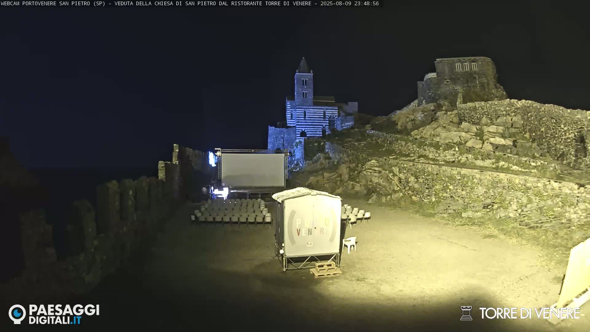 Portovenere Chiesa San Pietro (San Peter's Church Cam) - La Spezia, Linguria, Italy