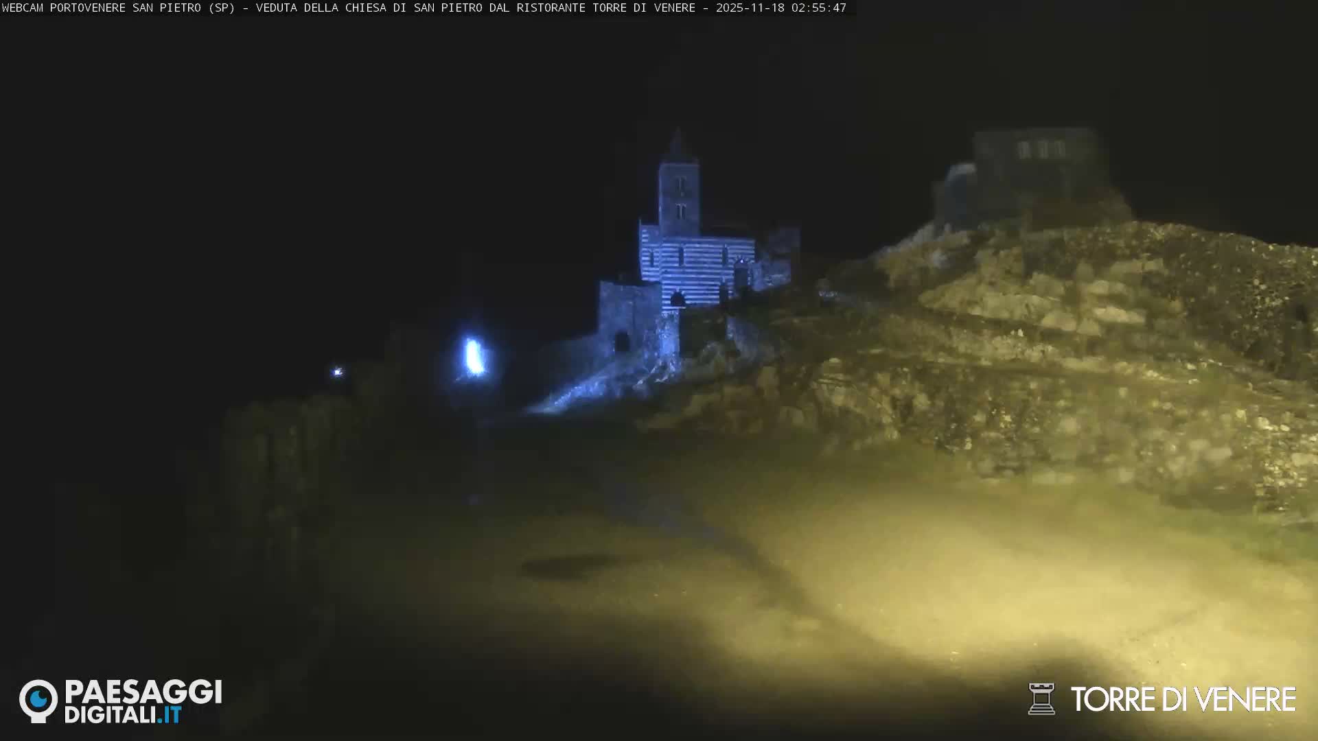 Portovenere Chiesa San Pietro (San Peter's Church Cam) - La Spezia, Linguria, Italy