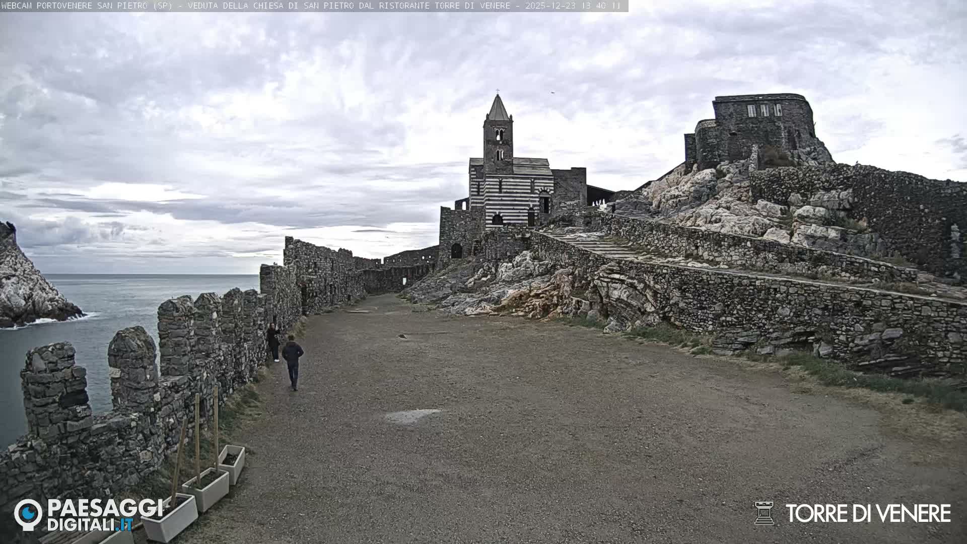Portovenere Chiesa San Pietro (San Peter's Church Cam) - La Spezia, Linguria, Italy