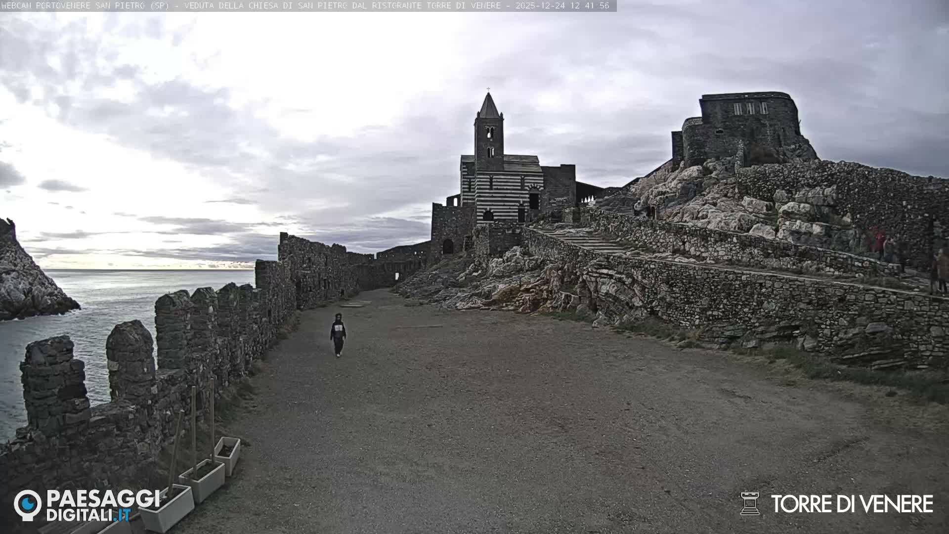 Portovenere Chiesa San Pietro (San Peter's Church Cam) - La Spezia, Linguria, Italy