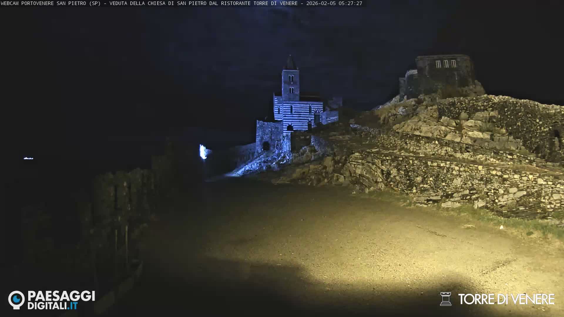 Portovenere Chiesa San Pietro (San Peter's Church Cam) - La Spezia, Linguria, Italy