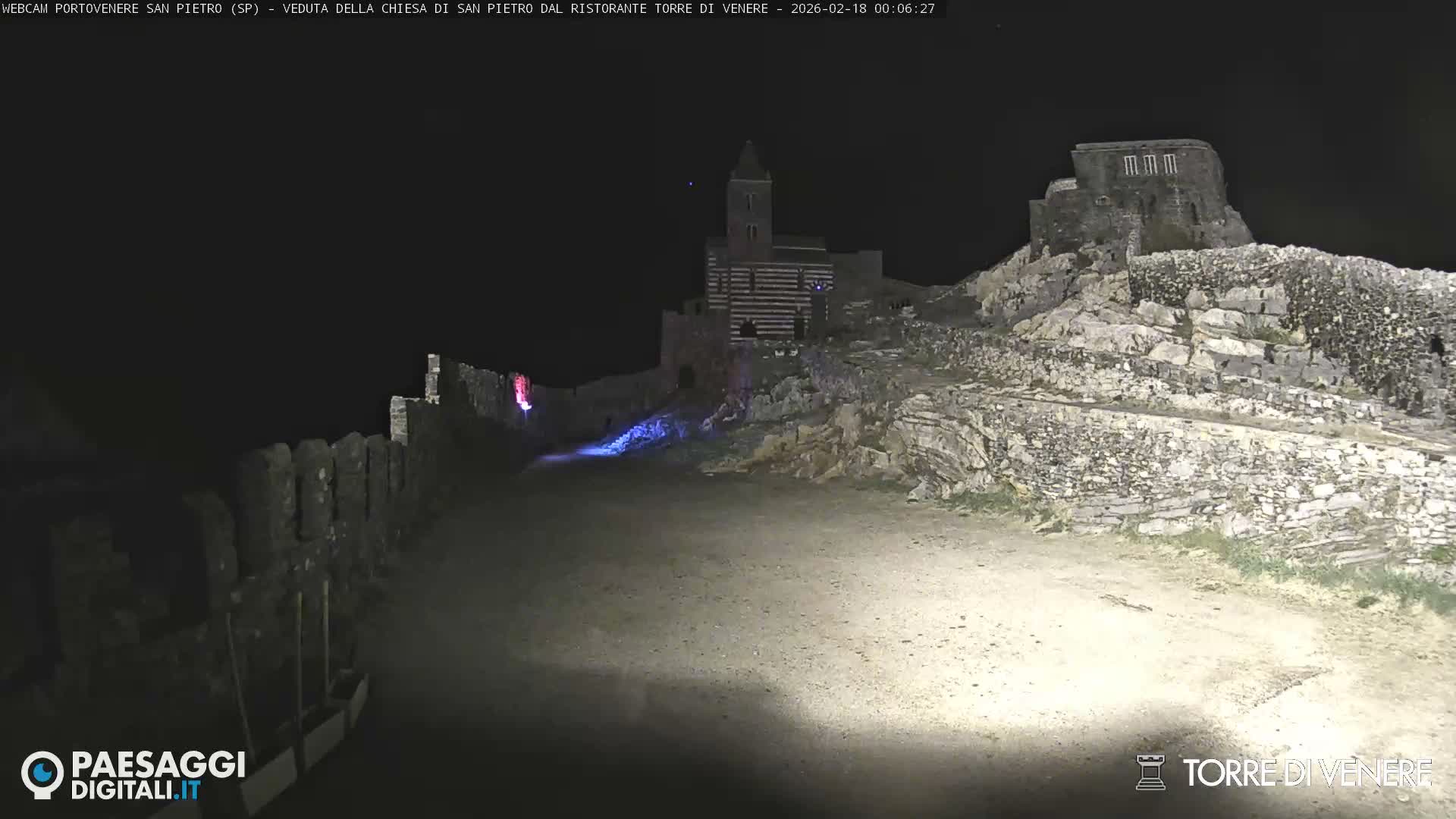 Portovenere Chiesa San Pietro (San Peter's Church Cam) - La Spezia, Linguria, Italy