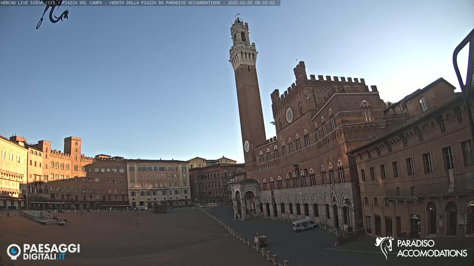  Siena , Piazza del Campo II Square Live Cam - Tuscany, Italy