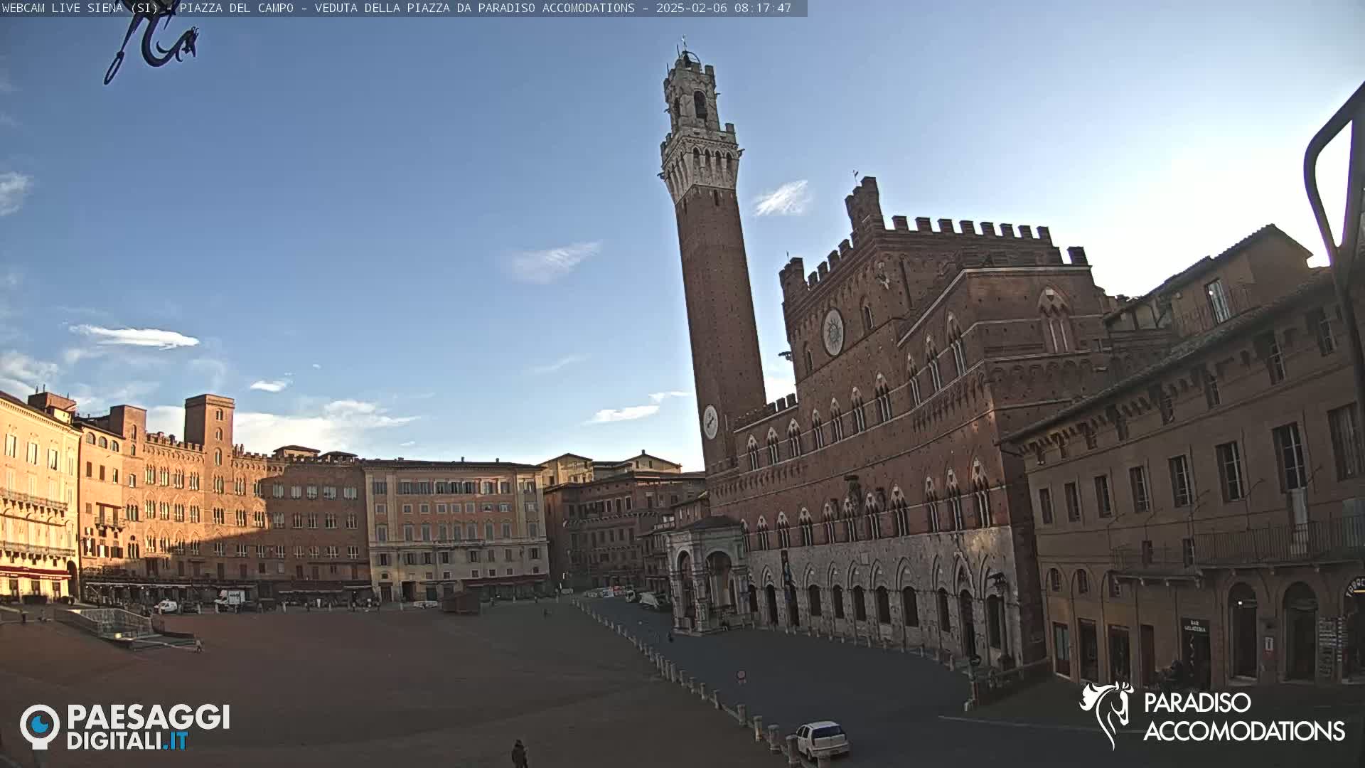  Siena , Piazza del Campo II Square Live Cam - Tuscany, Italy