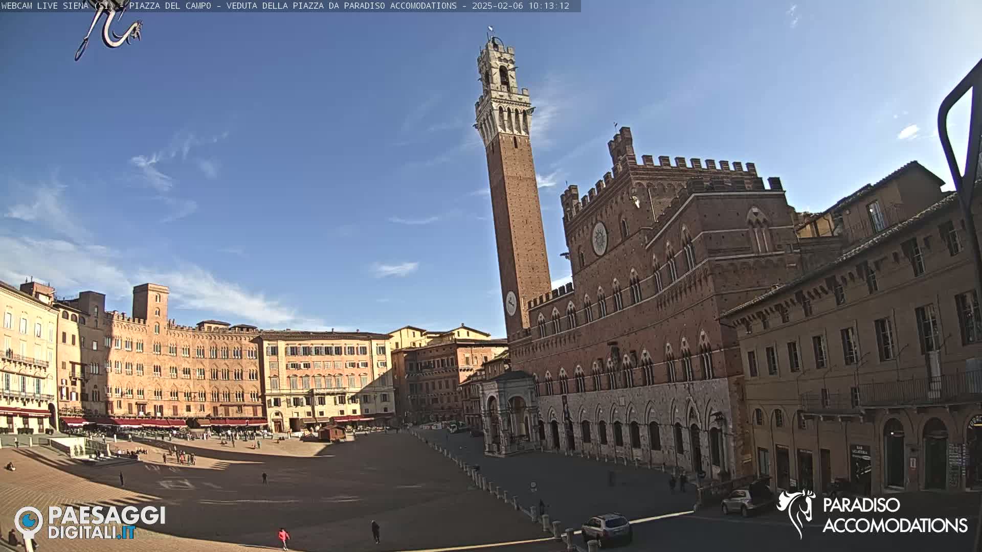  Siena , Piazza del Campo II Square Live Cam - Tuscany, Italy