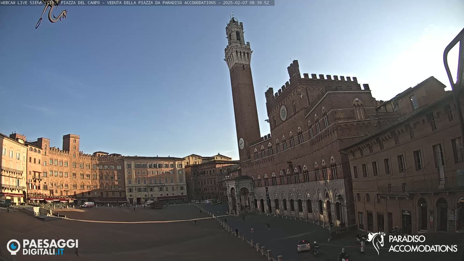  Siena , Piazza del Campo II Square Live Cam - Tuscany, Italy