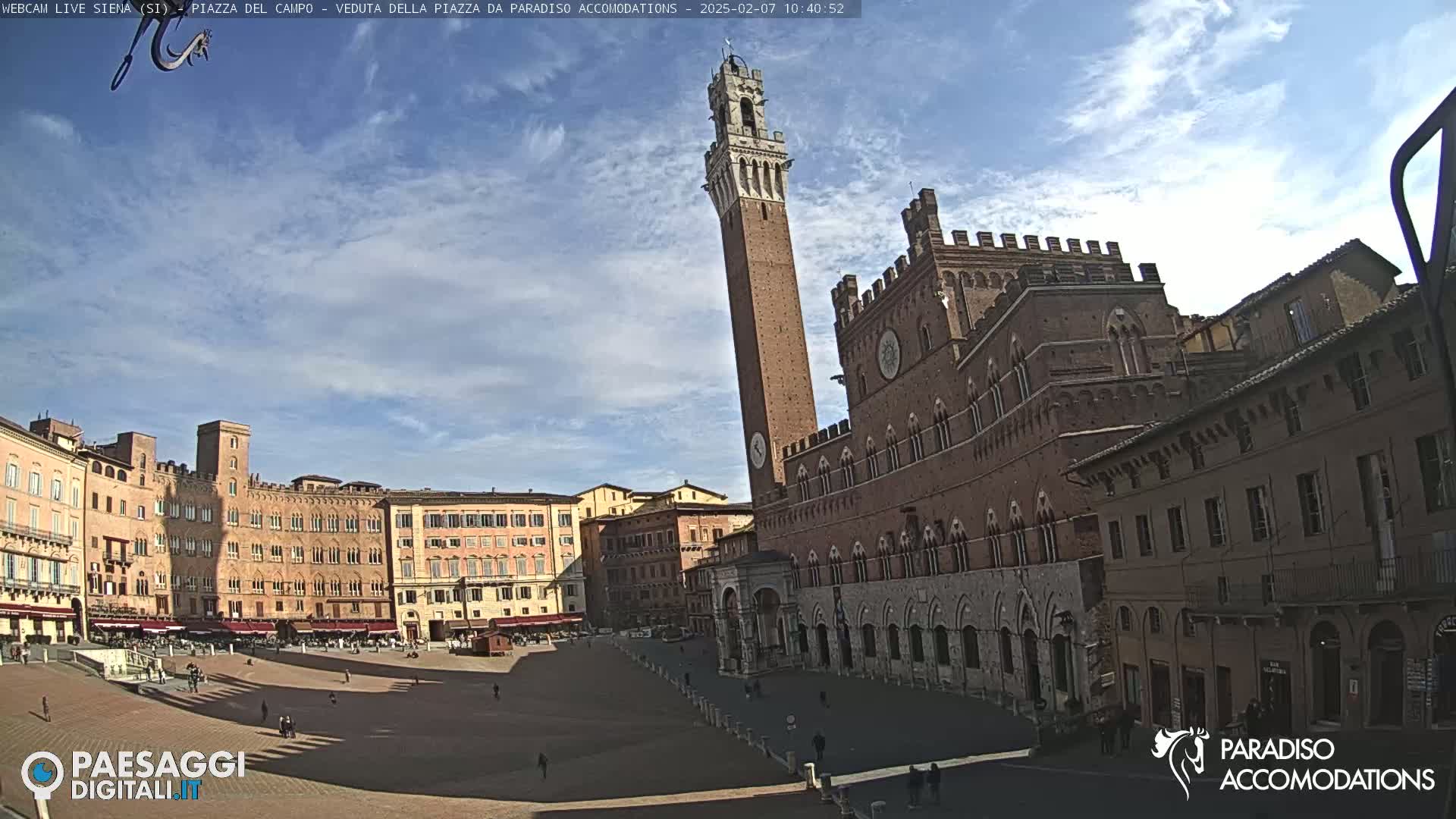  Siena , Piazza del Campo II Square Live Cam - Tuscany, Italy