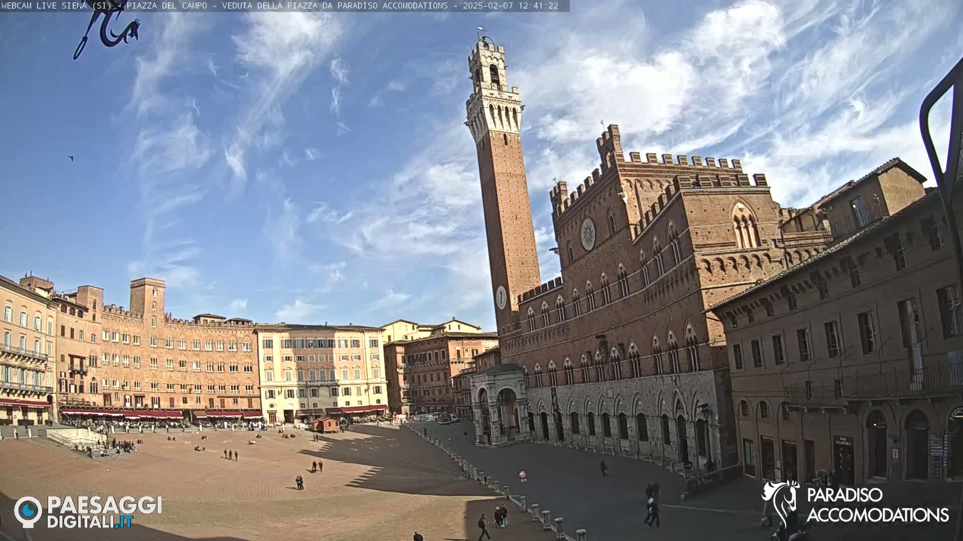  Siena , Piazza del Campo II Square Live Cam - Tuscany, Italy