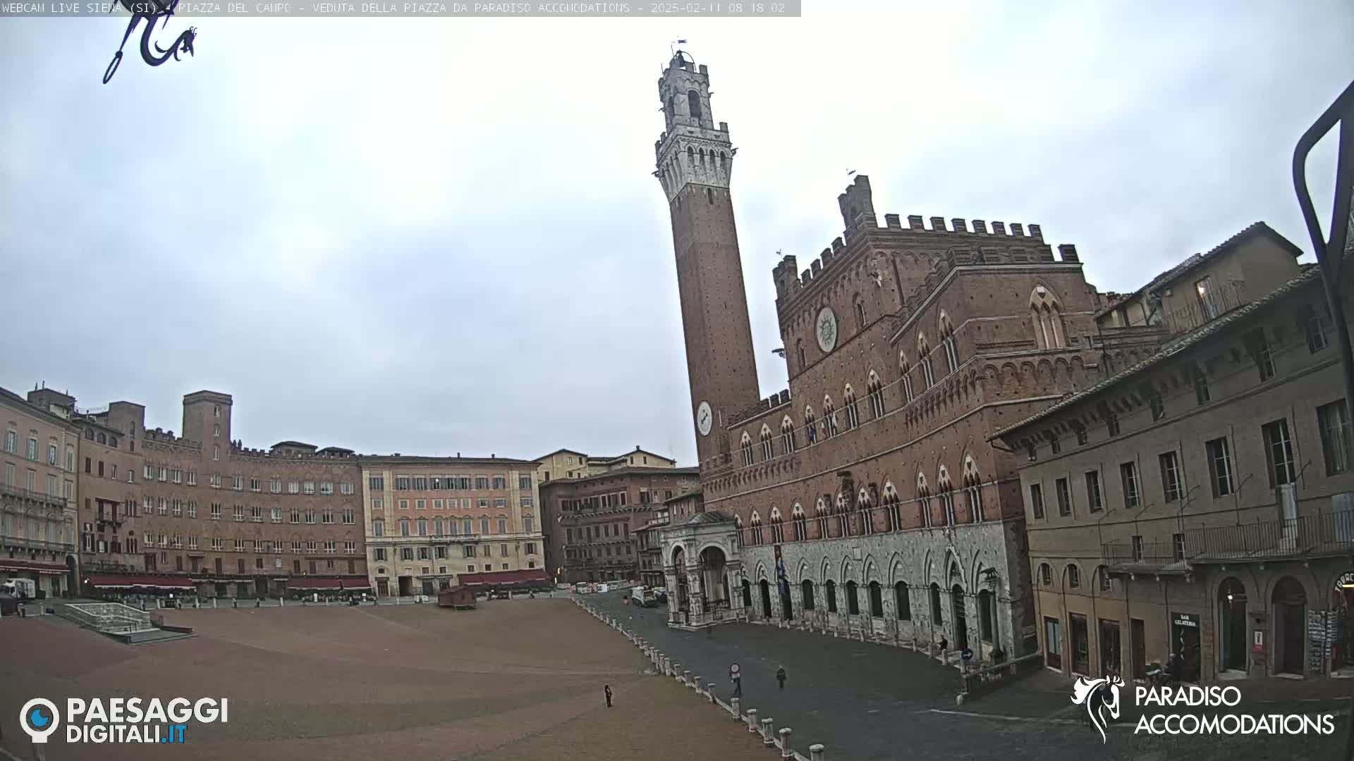  Siena , Piazza del Campo II Square Live Cam - Tuscany, Italy