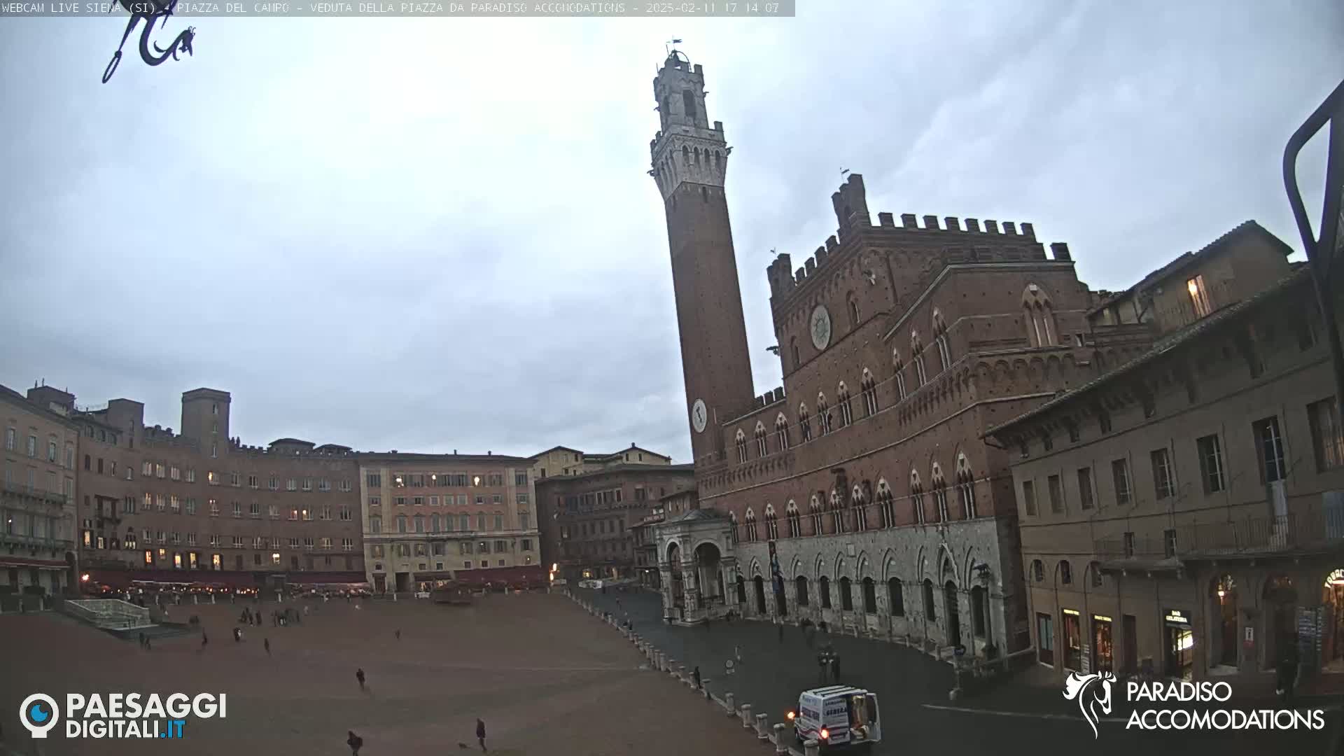  Siena , Piazza del Campo II Square Live Cam - Tuscany, Italy