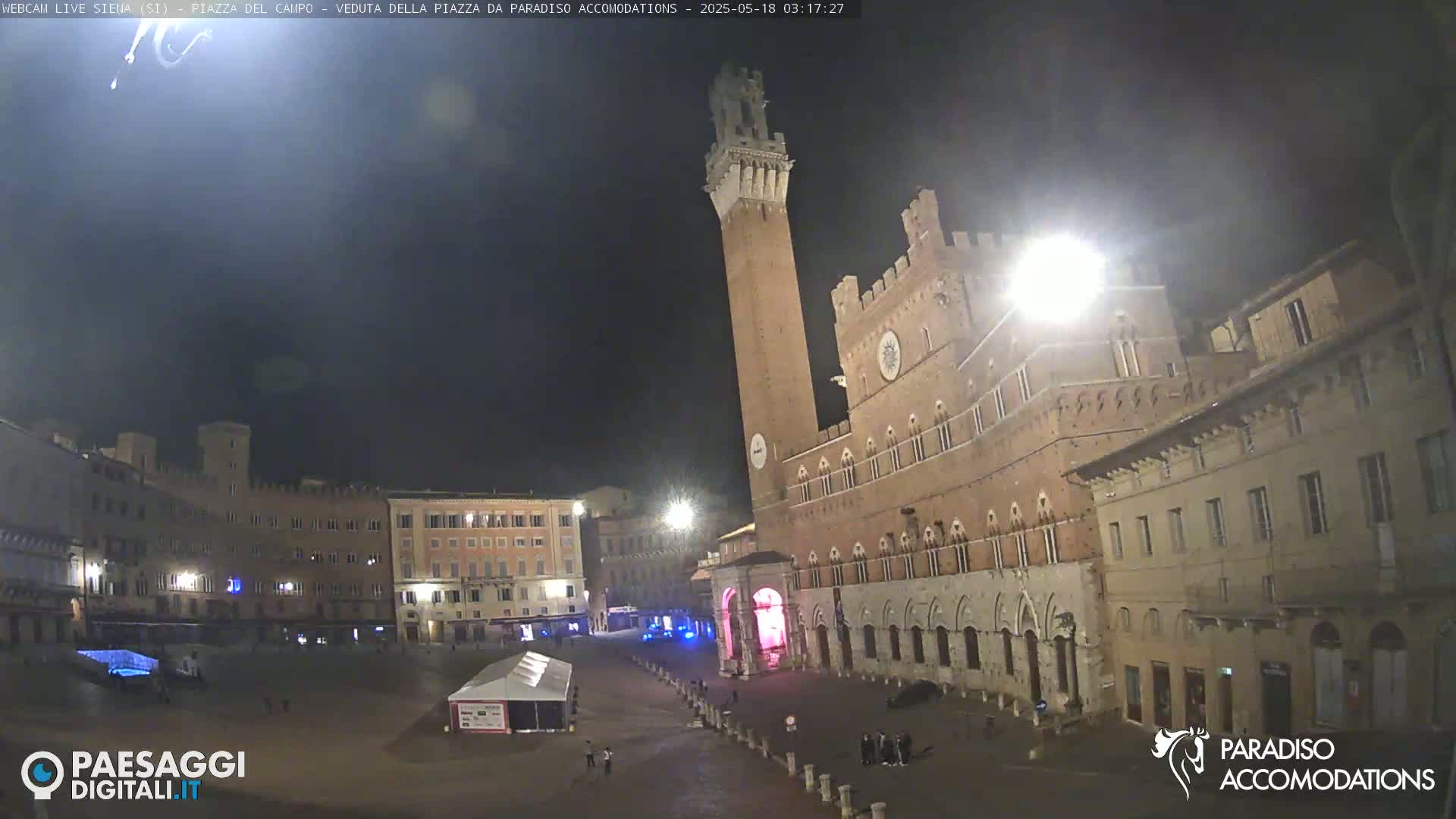  Siena , Piazza del Campo II Square Live Cam - Tuscany, Italy