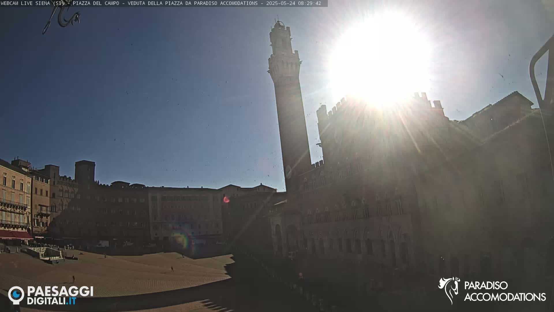  Siena , Piazza del Campo II Square Live Cam - Tuscany, Italy