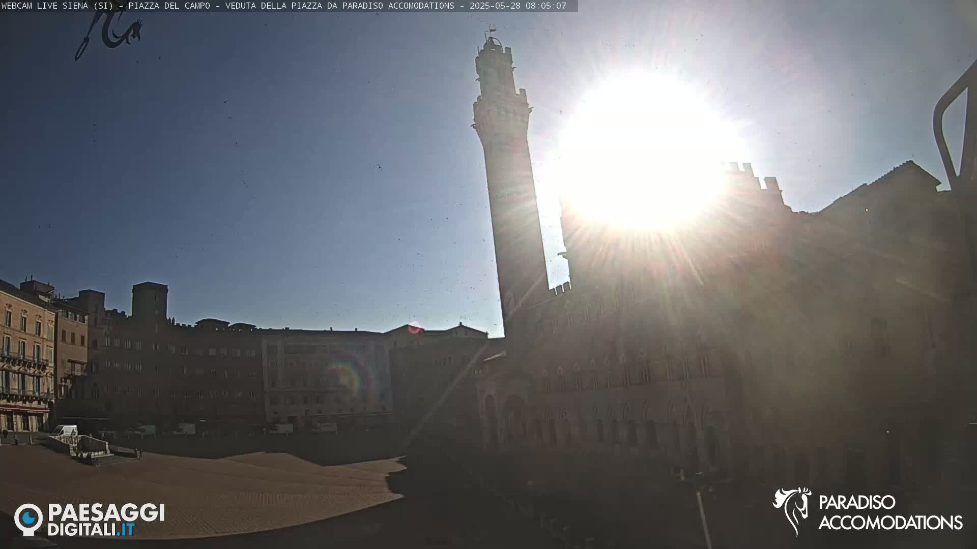  Siena , Piazza del Campo II Square Live Cam - Tuscany, Italy
