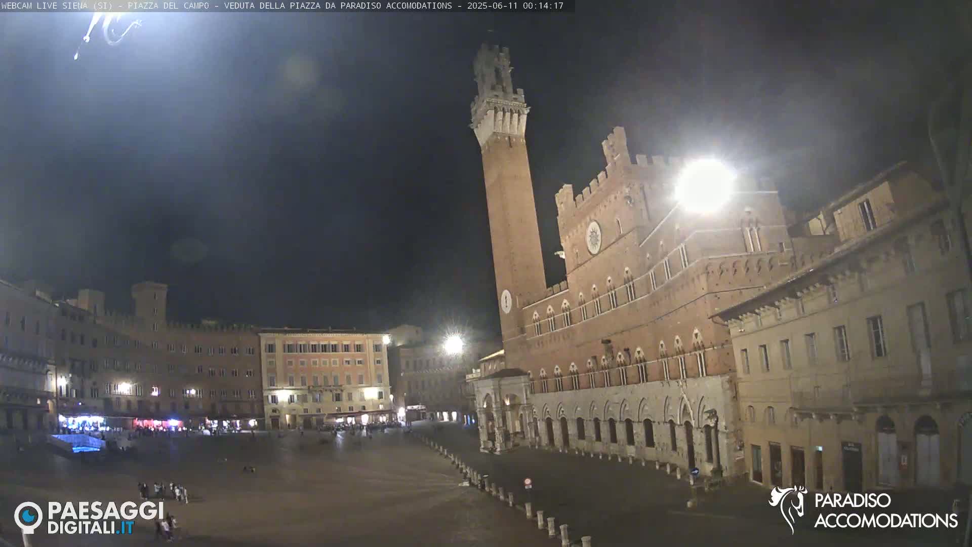  Siena , Piazza del Campo II Square Live Cam - Tuscany, Italy