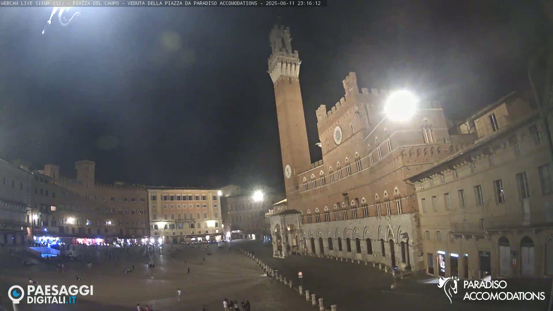  Siena , Piazza del Campo II Square Live Cam - Tuscany, Italy