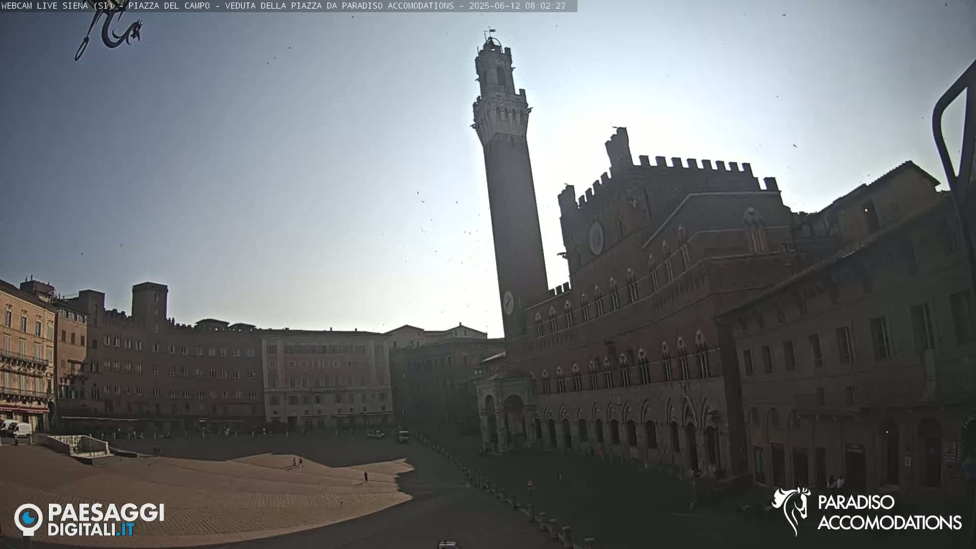  Siena , Piazza del Campo II Square Live Cam - Tuscany, Italy