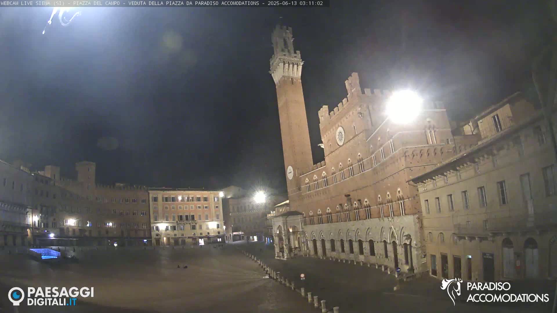  Siena , Piazza del Campo II Square Live Cam - Tuscany, Italy