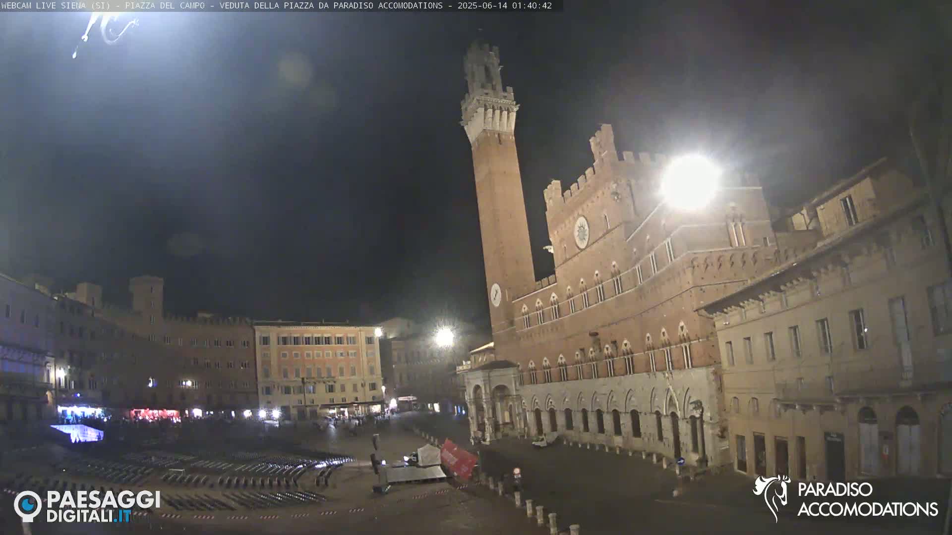  Siena , Piazza del Campo II Square Live Cam - Tuscany, Italy