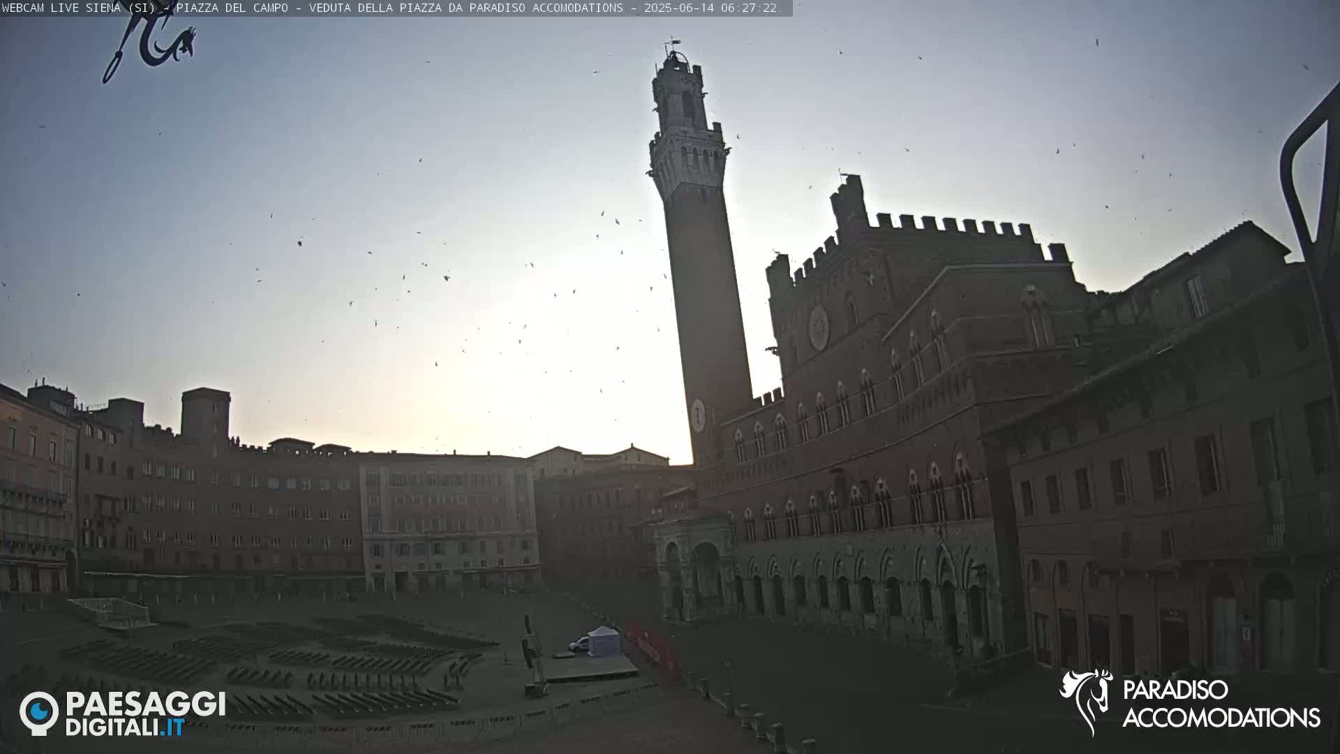  Siena , Piazza del Campo II Square Live Cam - Tuscany, Italy