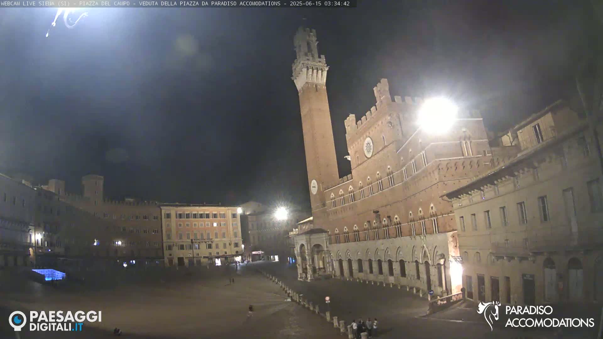  Siena , Piazza del Campo II Square Live Cam - Tuscany, Italy