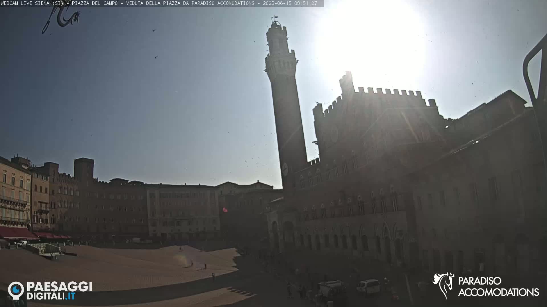  Siena , Piazza del Campo II Square Live Cam - Tuscany, Italy