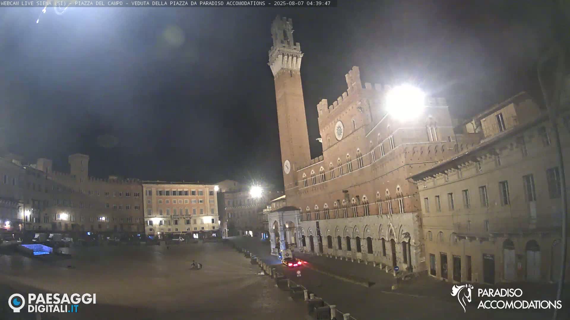 Siena , Piazza del Campo II Square Live Cam - Tuscany, Italy