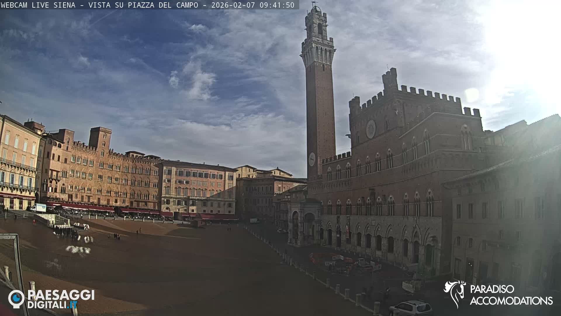 Siena , Piazza del Campo II Square Live Cam - Tuscany, Italy