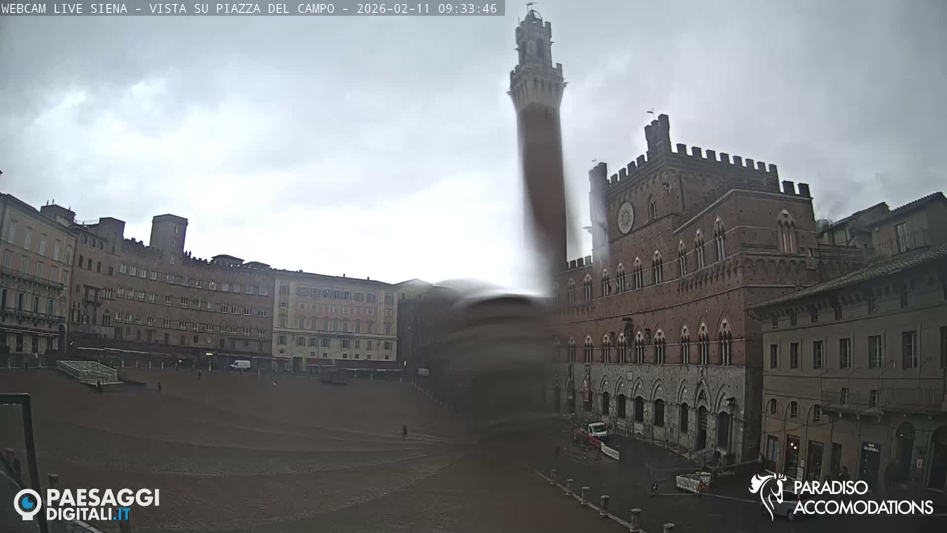 Siena , Piazza del Campo II Square Live Cam - Tuscany, Italy