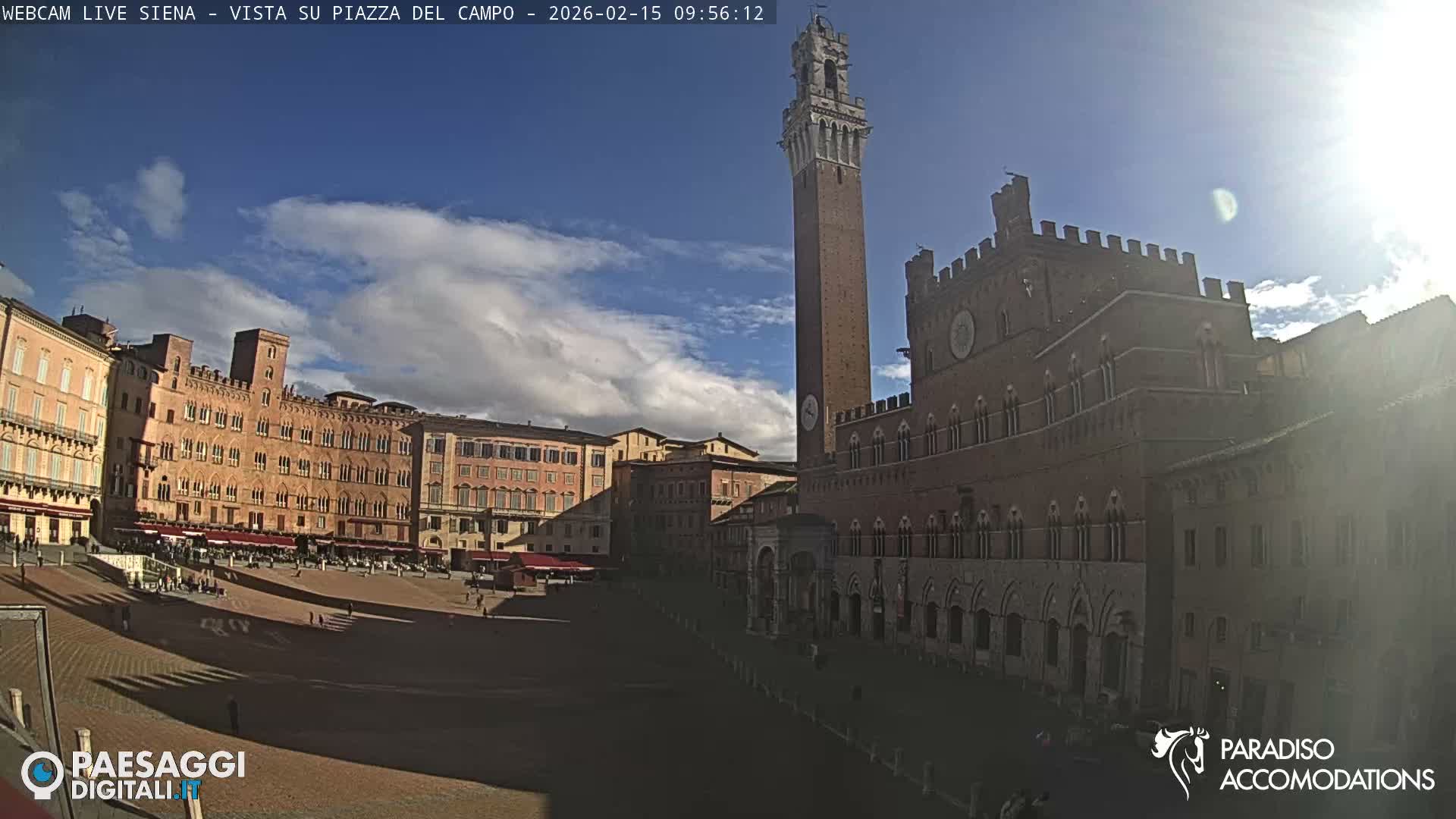 Siena , Piazza del Campo II Square Live Cam - Tuscany, Italy
