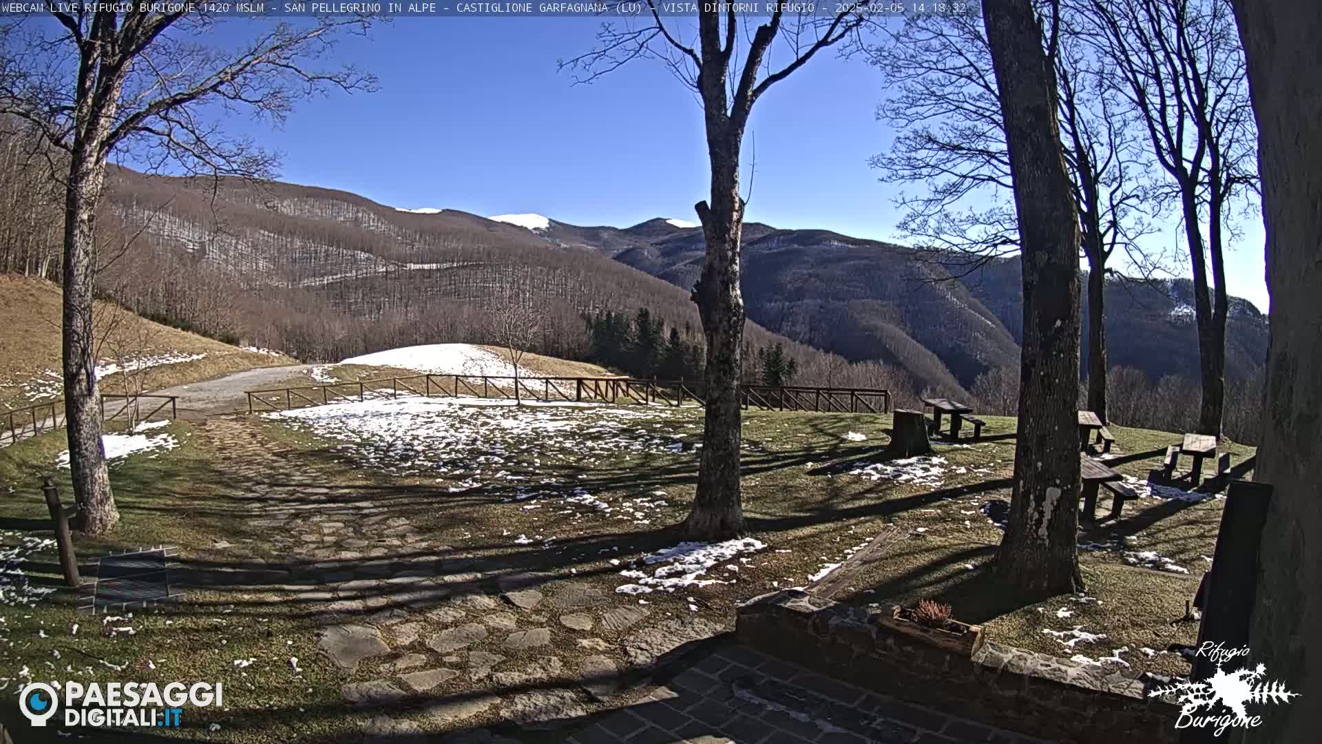  Garfagnana, Rifugio Burigone  Live Cam - Lucca, Tuscany, Italy