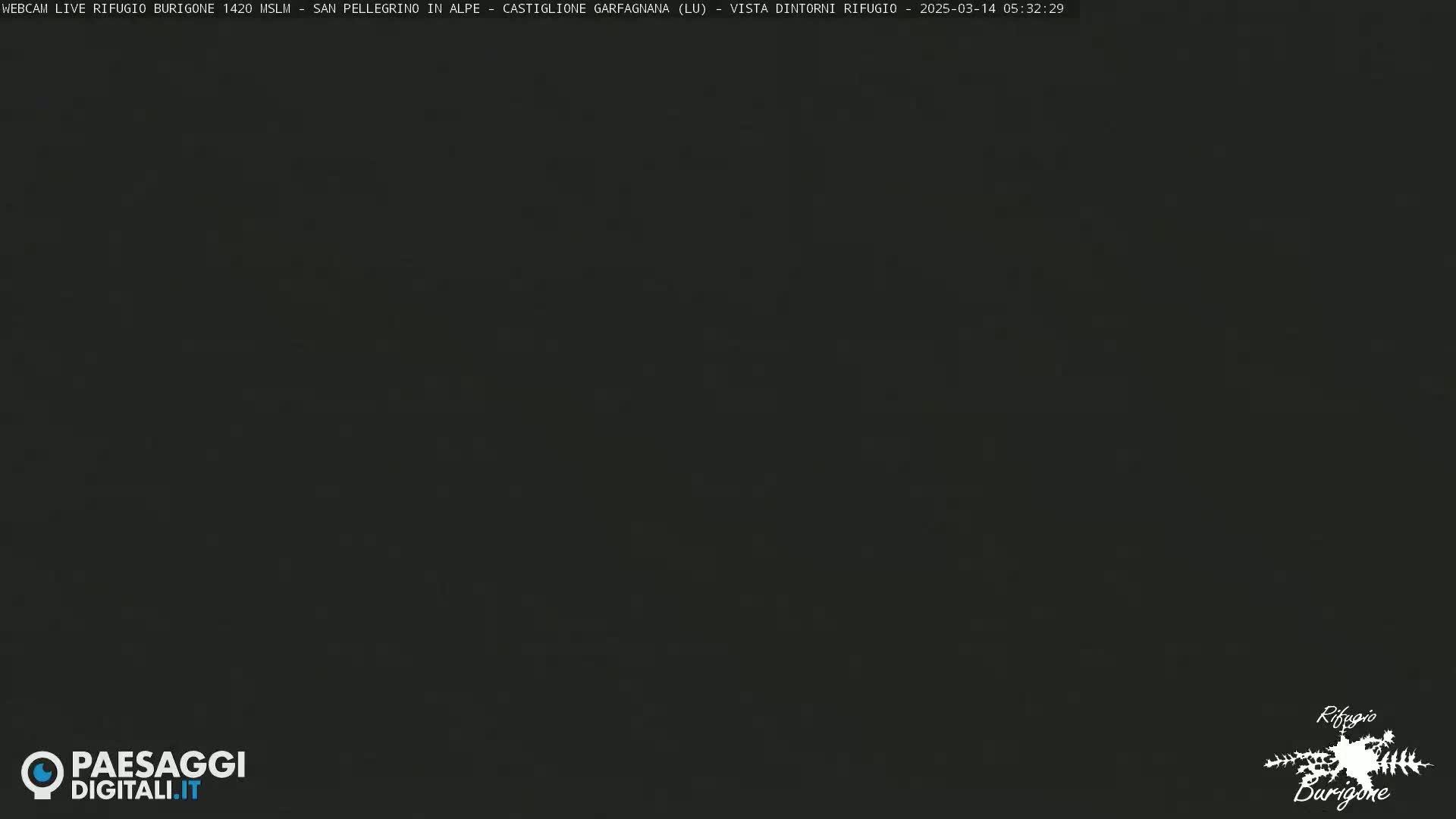 The image shows a completely dark, solid black screen.
