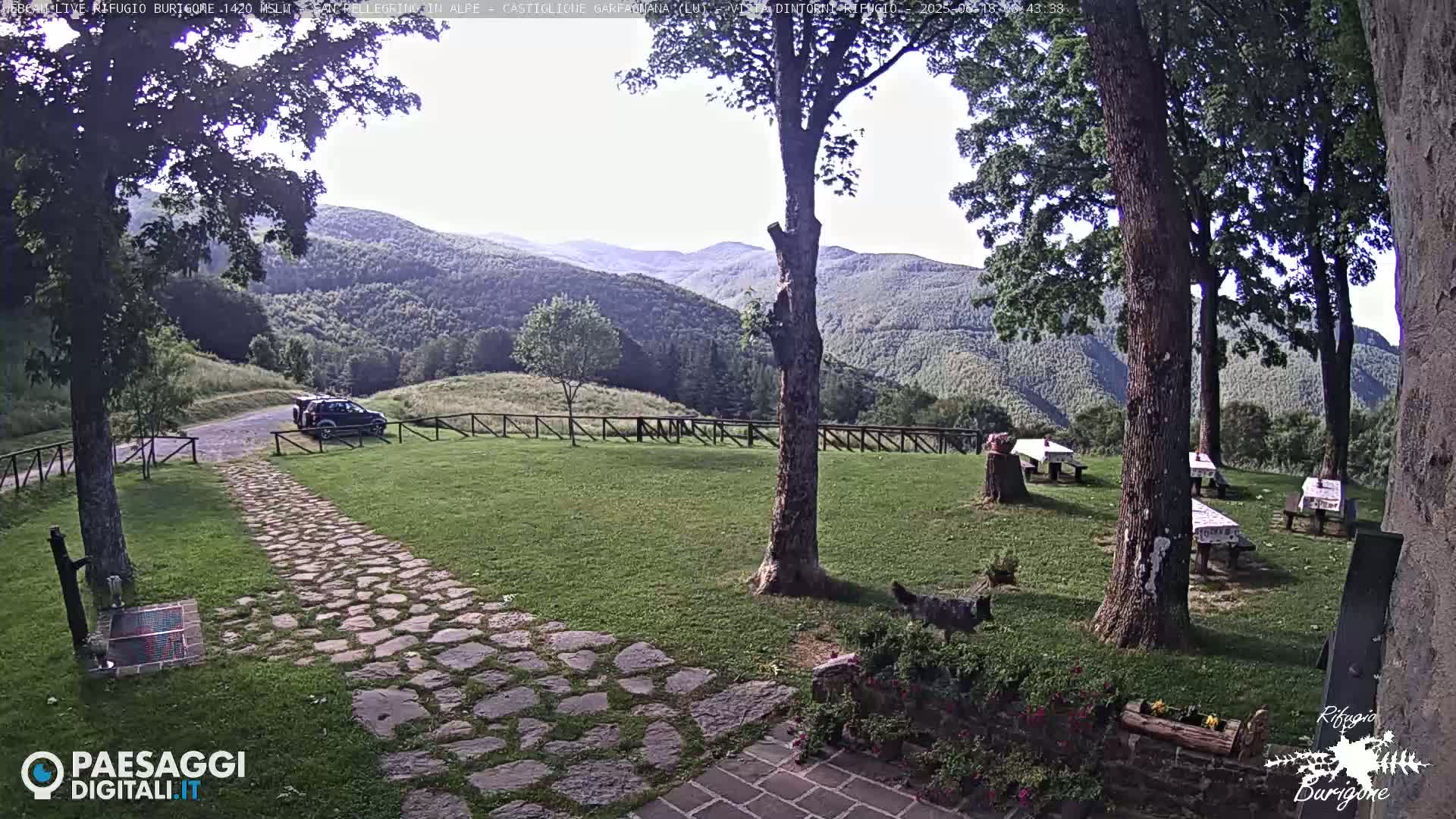Garfagnana, Rifugio Burigone  Live Cam - Lucca, Tuscany, Italy