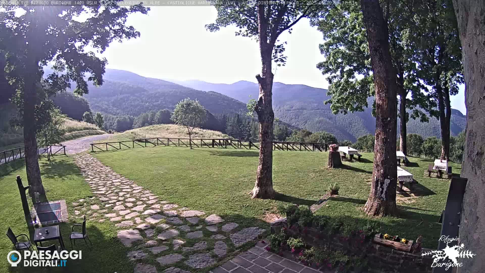 Garfagnana, Rifugio Burigone  Live Cam - Lucca, Tuscany, Italy