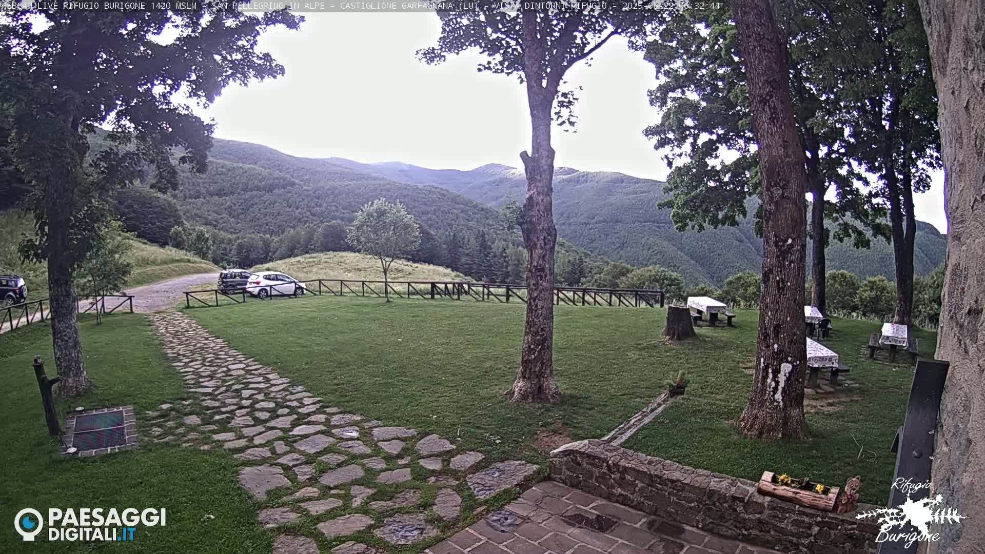 Garfagnana, Rifugio Burigone  Live Cam - Lucca, Tuscany, Italy