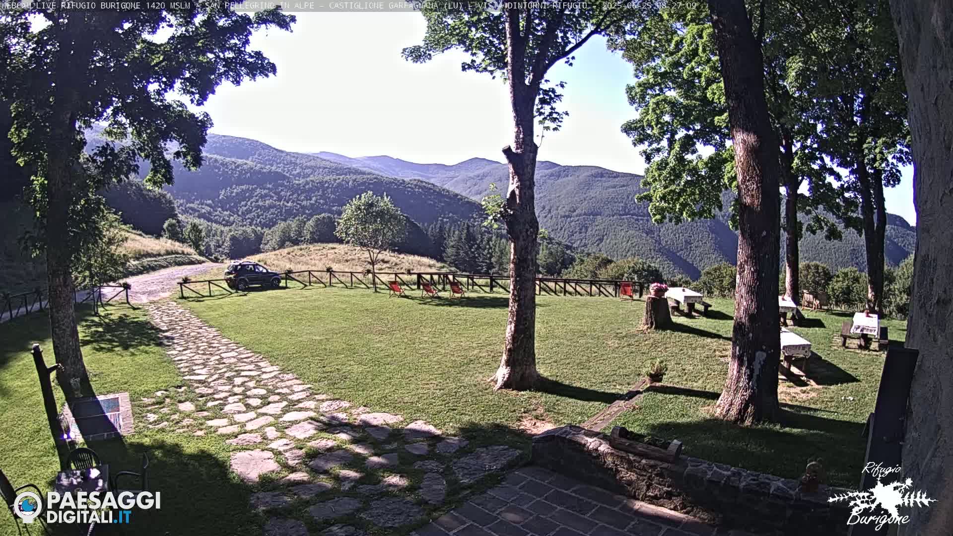 Garfagnana, Rifugio Burigone  Live Cam - Lucca, Tuscany, Italy