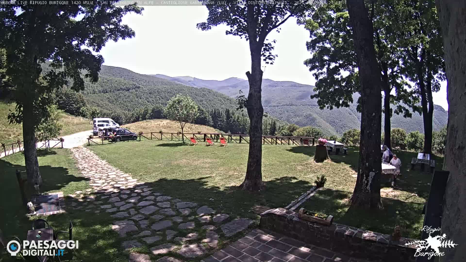Garfagnana, Rifugio Burigone  Live Cam - Lucca, Tuscany, Italy