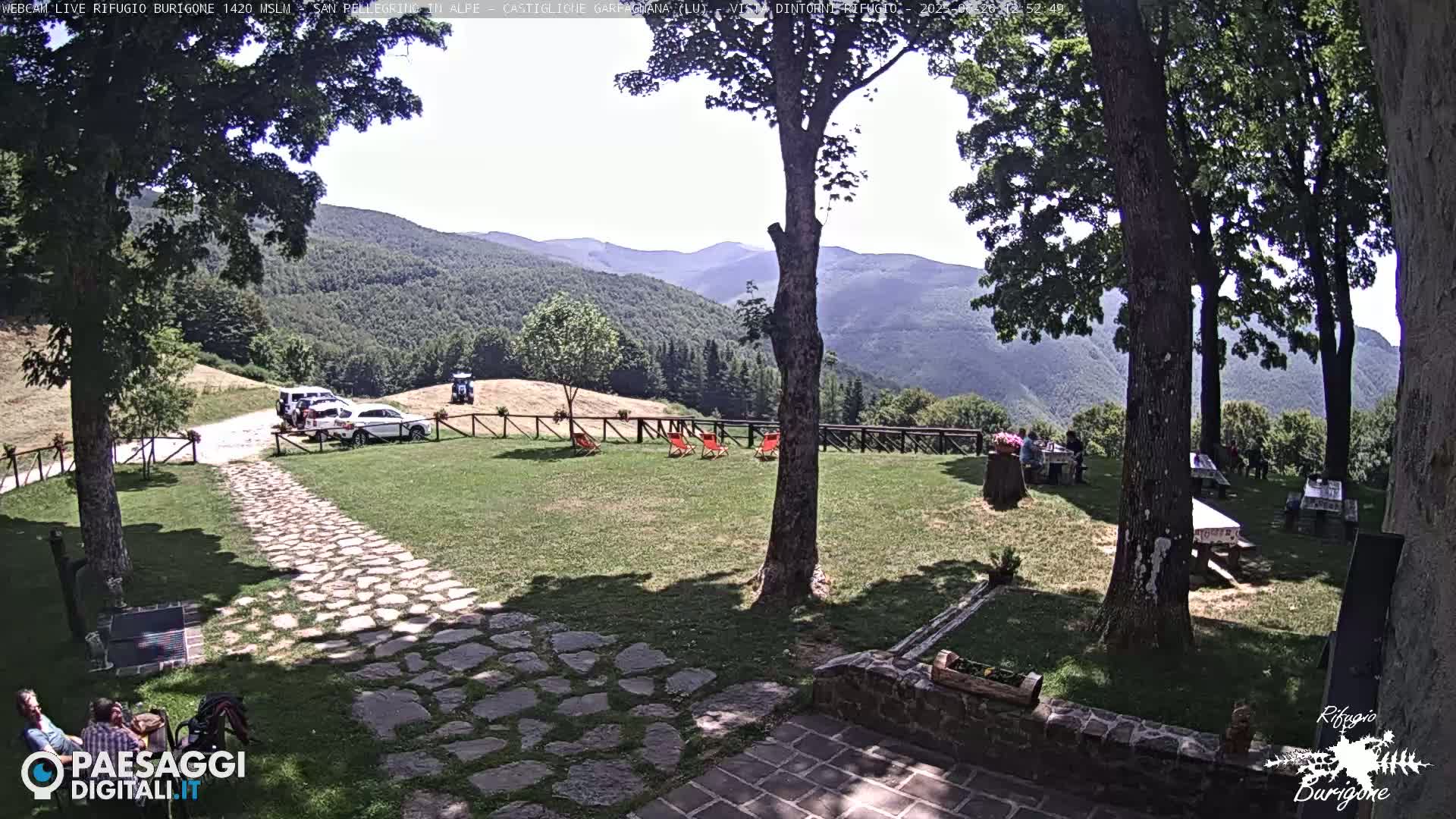Garfagnana, Rifugio Burigone  Live Cam - Lucca, Tuscany, Italy