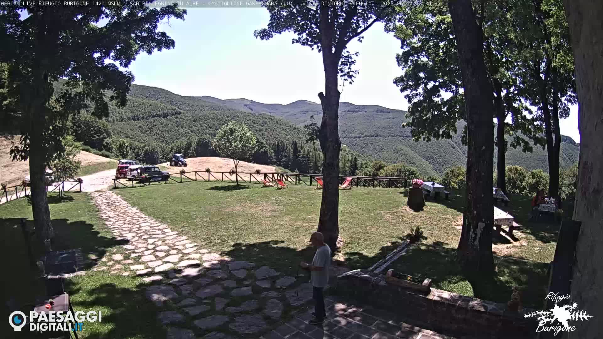 Garfagnana, Rifugio Burigone  Live Cam - Lucca, Tuscany, Italy
